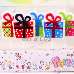 Birthdays Decoration Gift Box Candle