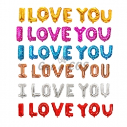 Wedding Decorations I LOVE YOU  Balloon