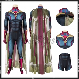 Avengers Costumes Vison Cosplay - Customized