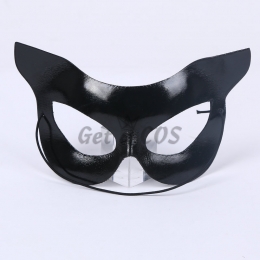 Halloween Decorations Cat Girl Half Face Mask