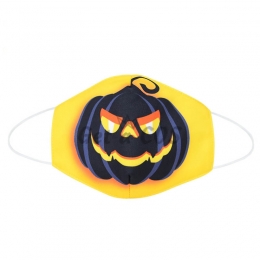 Halloween Face Mask Pumpkin Pattern