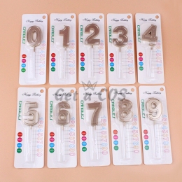 Birthdays Decoration Cake Number Candle