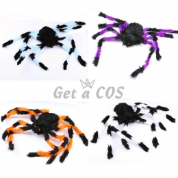 Halloween Decorations Striped Spider