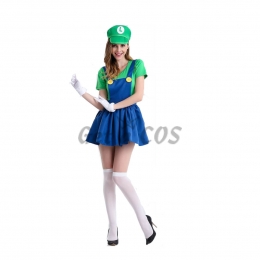 Halloween Costume Mario Game Uniform