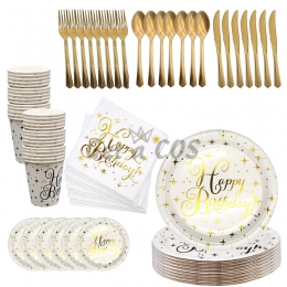 Bronzing Rose Gold Tableware Kit