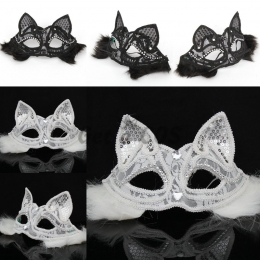 Halloween Decorations Fox Transparent Mask