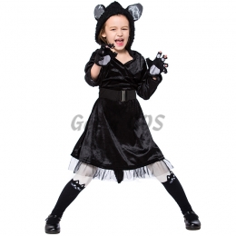 Cute Black Cat Animal Kids Costume