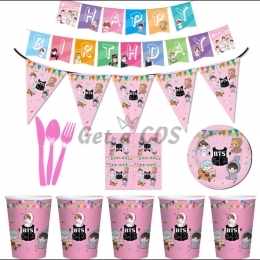 Tableware Cartoon BTS Printing Kit
