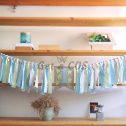 Birthdays Decoration 1-Year-Old Pull The Flag