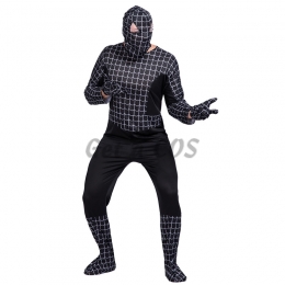 Men Halloween Costumes Spiderman Outfit