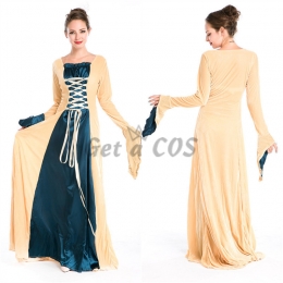 Halloween Costumes Retro Court Queen Dress