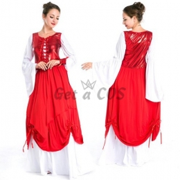 Halloween Costume Medieval Palace Princess Dress