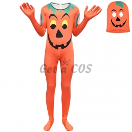 Pumpkin Costume Orange Jumpsuit