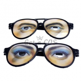 Halloween Decorations Eye Pattern Glasses