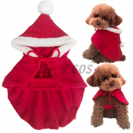 Pet Costumes Christmas Hat Cloak