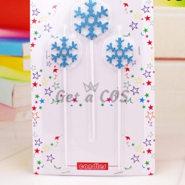 Birthdays Decoration Snowflake Candle