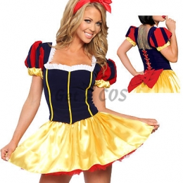 Women Halloween Costumes Snow White Stage Outfit