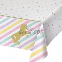 Birthdays Decoration Unicorn Tablecloth