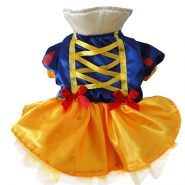 Dog Halloween Costumes Snow White Big Suit