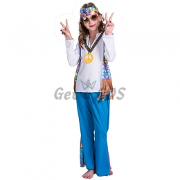 80s Costumes Hippie Flower Suit