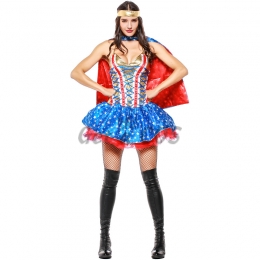 Wonder Woman Costume For Adults Comic Hero Style