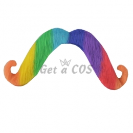 Halloween Decorations Color Plush Word Beard