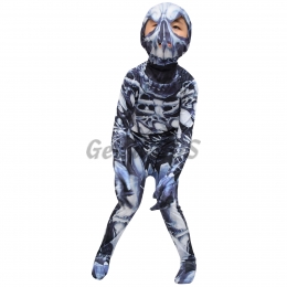 Skeleton Costume Bone Print Cosplay Shape