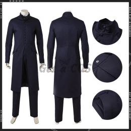 Movie Costumes Harry Potter Severus Snape Cosplay - Customized