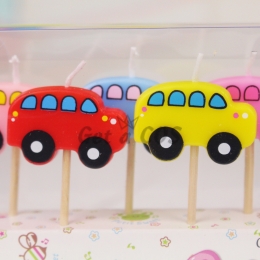Birthdays Decoration Bus Shape Candle