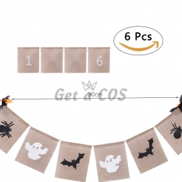 Halloween Decorations Ghost Pattern Pull The Flag
