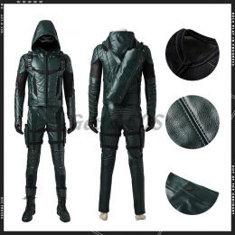 Hero Costumes Green Arrow Oliver Cosplay - Customized