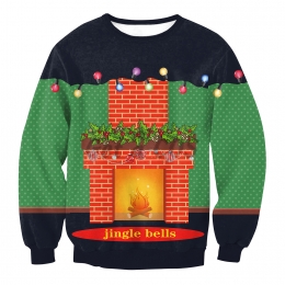 Women Halloween Costumes Christmas Fire Print