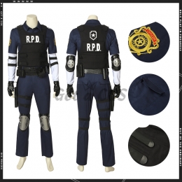 Movie Costumes Resident Evil Leon Cosplay - Customized