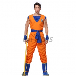 Men Halloween Costumes Monkey King Clothes
