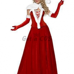 Women Halloween Costumes Christmas Palace Dress