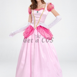 Disney Halloween Costumes Pink Princess Peach Dress
