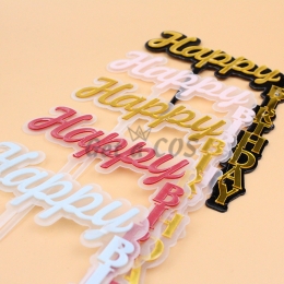 Birthdays Decoration Acrylic Insert Card