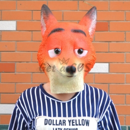 Halloween Mask Zootopia Nick Headgear
