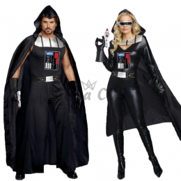 Couples Halloween Costumes Leather Zorro Knight Suit