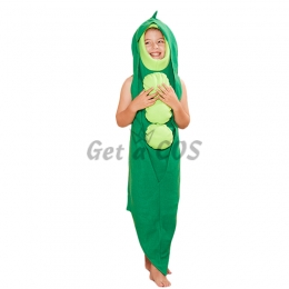 Girls  Halloween Costumes Pea Conjoined Outfit