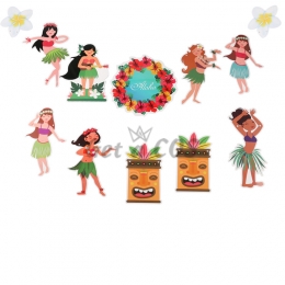 Birthdays Decoration Bonfire Party Banner Flags