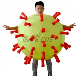 Yellow Virus Inflatable Costumes