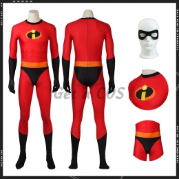 Movie Character Costumes Incredibles Bob Parr - Customized