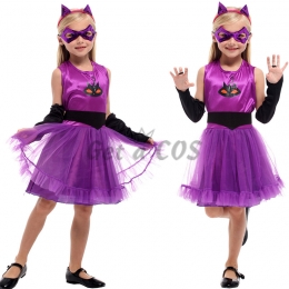 Cat Girl Costume Cute Masked Dress