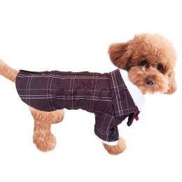 Pet Halloween Costumes Gentleman Plaid Suit