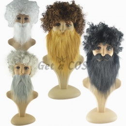 Halloween Decorations Aboriginal Large Beard Wig