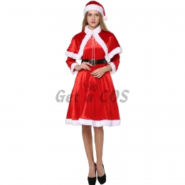 Women Halloween Costumes Christmas Shawl Classic Suit