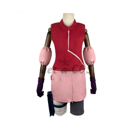 Naruto Cosplay Costumes Haruno Sakura Suit