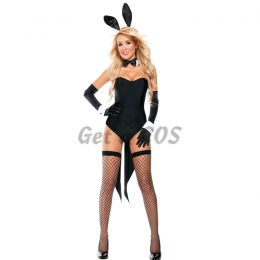 Sexy Halloween Costumes Black Bunny Skirt
