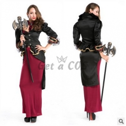 Halloween Costumes Vampire Ghost Festival Queen Dress